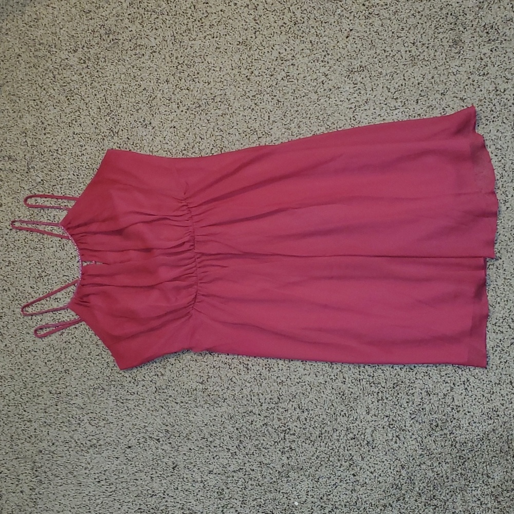 DAVID'S BRIDAL Sleeveless Strappy Formal Prom Bridesmaid Dress